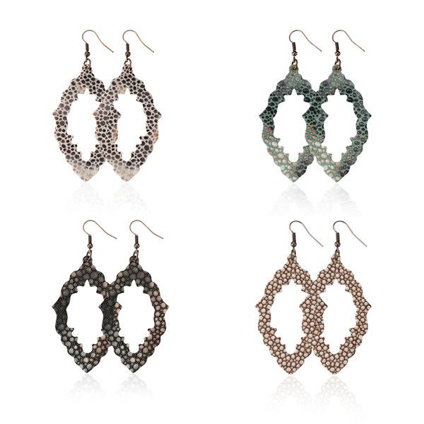 3*5.5cm snakeskin print leather earrings for women fashion irregular leaf earrings personality hollow out earrings party jewelry christmas, Silver
3*5.5cm snakeskin print leather earrings for women fashion irregular leaf earrings personality hollow out earrings party jewelry christmas, Silver