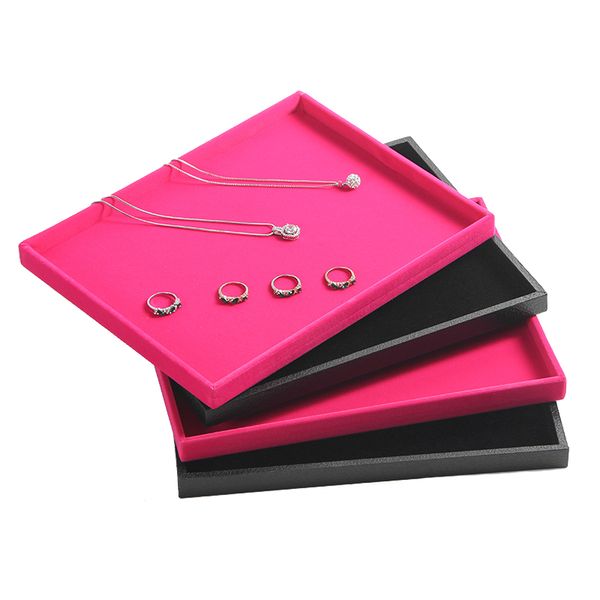 1 pc black/rose red velvet necklace rings bangle bracelet jewelry display organizer case jewelry storage box showcase tray, Pink;blue
1 pc black/rose red velvet necklace rings bangle bracelet jewelry display organizer case jewelry storage box showcase tray, Pink;blue
