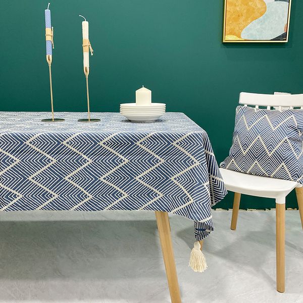 japanese-style literary small fresh table cloth rectangular coffee table table cloth runner northern european-style square round-table
japanese-style literary small fresh table cloth rectangular coffee table table cloth runner northern european-style square round-table