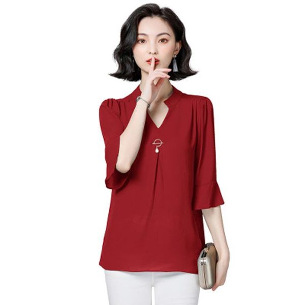 2020 summer new sweet fairy air loose cover meat thin fashion chiffon shirt v-neck sleeve shirt, White
2020 summer new sweet fairy air loose cover meat thin fashion chiffon shirt v-neck sleeve shirt, White