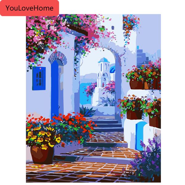 courtyard diy painting by numbers modern home wall art picture hand painted oil painting for room artwork * canvas painting art
courtyard diy painting by numbers modern home wall art picture hand painted oil painting for room artwork * canvas painting art