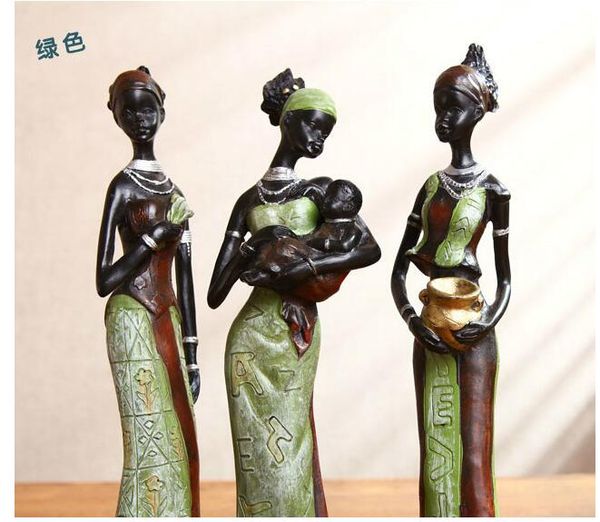 3pcs/lot 6*5*20cm african woman people ornaments home decoration accessories craft statue
3pcs/lot 6*5*20cm african woman people ornaments home decoration accessories craft statue