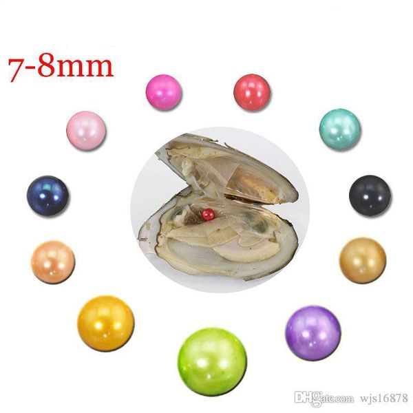 2020 round akoya oyster jewelry 7-8mm 25color freshwater pearl oyster as mystery gift with vacuum package gift surprise, White
2020 round akoya oyster jewelry 7-8mm 25color freshwater pearl oyster as mystery gift with vacuum package gift surprise, White