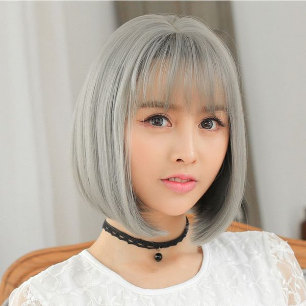 европейские и американские парики короткие волосы воздуха челка harajuku корейский париков hood взрывы, Black
европейские и американские парики короткие волосы воздуха челка harajuku корейский париков hood взрывы, Black