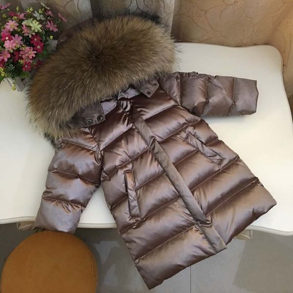 2019 winter children long jacket boys 90% white duck down snow wear girl thick super large nature fur collar down coats parka, Blue;gray
2019 winter children long jacket boys 90% white duck down snow wear girl thick super large nature fur collar down coats parka, Blue;gray