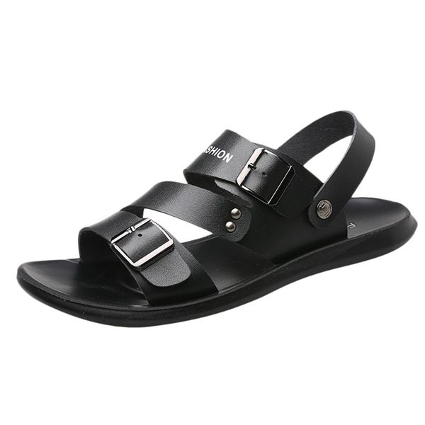 vogue men sandals summer men shoes breathable leather casual sandals sports slippers outdoor large size flat jun21, Black
vogue men sandals summer men shoes breathable leather casual sandals sports slippers outdoor large size flat jun21, Black