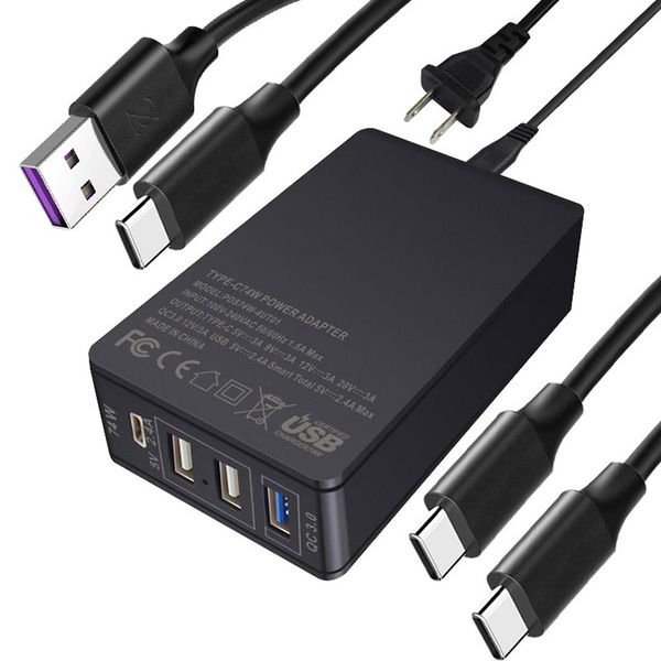 Best Sale Quick Charge 3.0 74W Multi Port USB Charger With Type C PD For Phone Laptop 3A type c cable
Best Sale Quick Charge 3.0 74W Multi Port USB Charger With Type C PD For Phone Laptop 3A type c cable