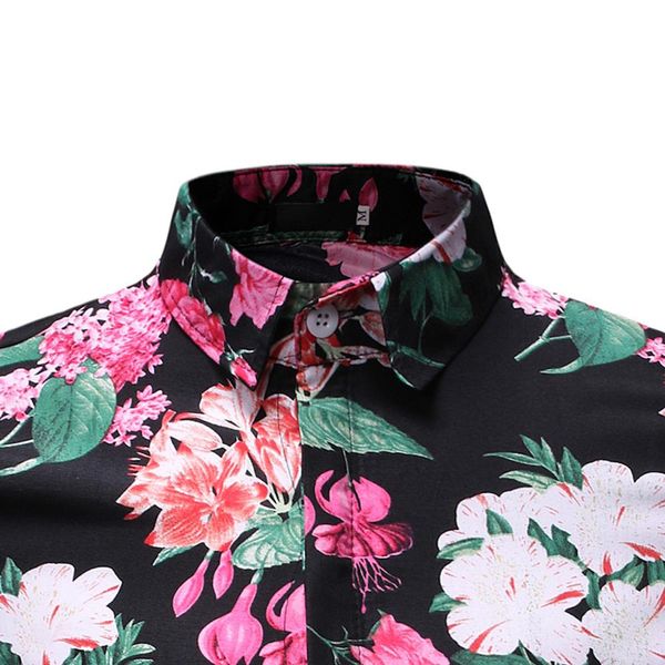 men shirts new fashion short sleeve shirt men casual clothing flower short sleeve slim blouse male shirt camisa masculina, White;black
men shirts new fashion short sleeve shirt men casual clothing flower short sleeve slim blouse male shirt camisa masculina, White;black