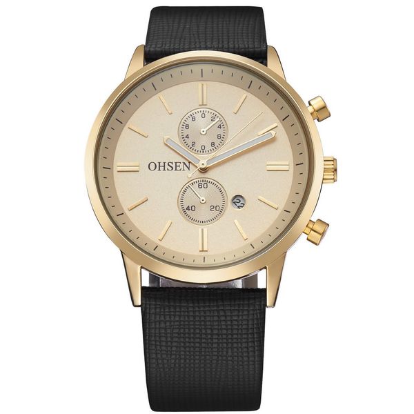 fashion business men ohsen sport quartz watch man alloy case gold dial black strap auto date display wristwatch men clock/ohs254, Slivery;brown
fashion business men ohsen sport quartz watch man alloy case gold dial black strap auto date display wristwatch men clock/ohs254, Slivery;brown