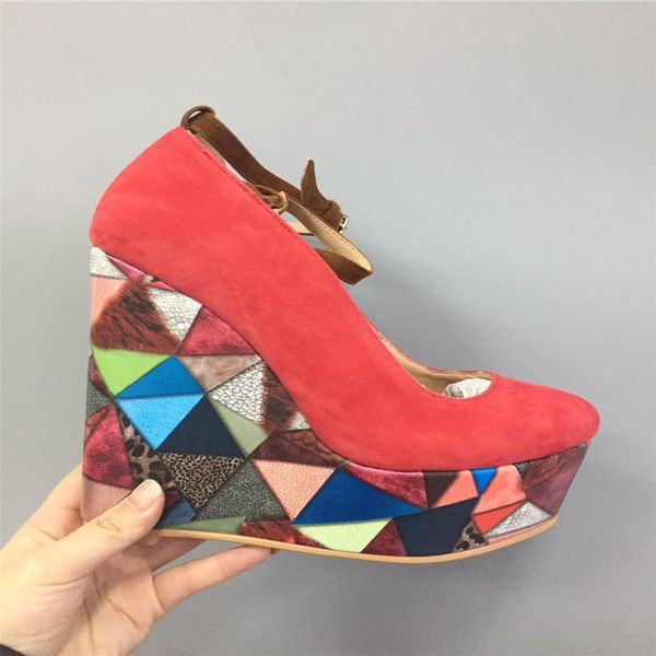 women spring autumn solid color wedge shoes designer girls high heels party wedding shoes waterproof platform buckle shoes, Black
women spring autumn solid color wedge shoes designer girls high heels party wedding shoes waterproof platform buckle shoes, Black
