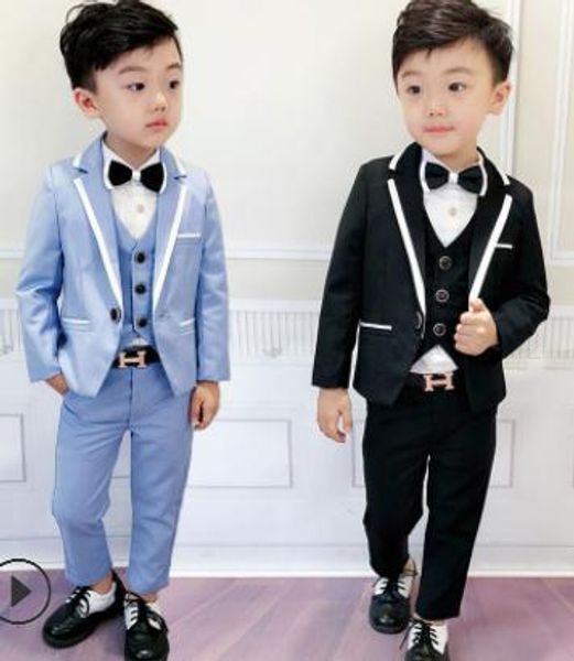 new formal boy suits for wedding flower slim fit tuxedo black/blue party suit blazer 3pcs coat + pants+vest boys suits
new formal boy suits for wedding flower slim fit tuxedo black/blue party suit blazer 3pcs coat + pants+vest boys suits