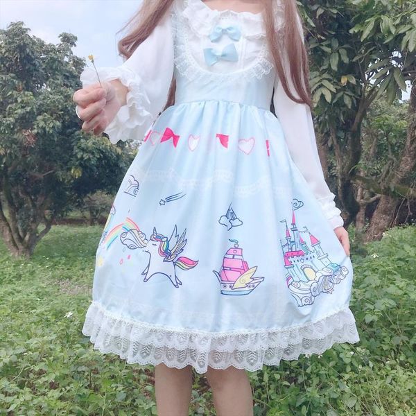 japanese sweet lolita dress cute printing bowknot lace victorian dress kawaii girl gothic lolita jsk princess loli cos, Black;red
japanese sweet lolita dress cute printing bowknot lace victorian dress kawaii girl gothic lolita jsk princess loli cos, Black;red