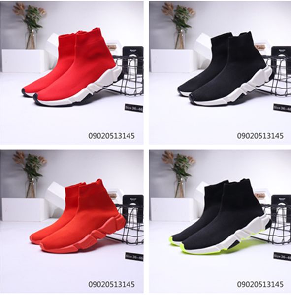 2020 designer shoes speed trainer red grey black white green flat classic socks lace womens mens trainers sneakers sports size 36-45
2020 designer shoes speed trainer red grey black white green flat classic socks lace womens mens trainers sneakers sports size 36-45