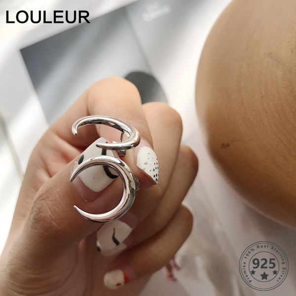 louleur real 925 silver moon stud earrings elegant minimalist party wedding gold earrings for women fashion jewelry girl gifts, Golden;silver
louleur real 925 silver moon stud earrings elegant minimalist party wedding gold earrings for women fashion jewelry girl gifts, Golden;silver