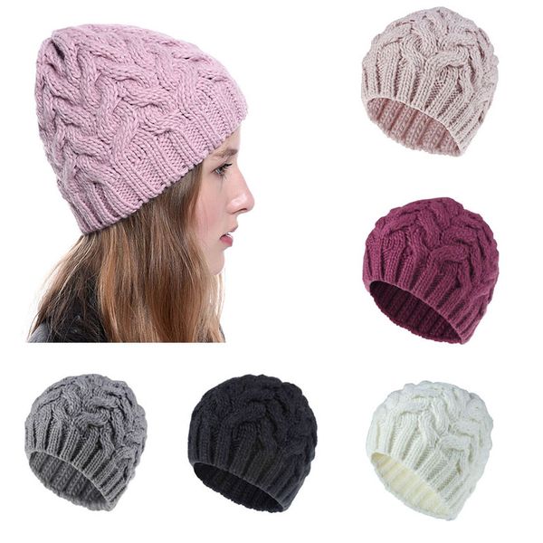soft crochet knitted hat for women warm winter wool twist beanies cap solid color ladies skullies bonnet hat, Blue;gray
soft crochet knitted hat for women warm winter wool twist beanies cap solid color ladies skullies bonnet hat, Blue;gray
