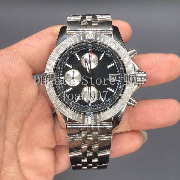 2020 mens watch super avengerii 1884 black face quartz movement chronograph male stainless steel men watches a133711 wristwatch, Slivery;brown
2020 mens watch super avengerii 1884 black face quartz movement chronograph male stainless steel men watches a133711 wristwatch, Slivery;brown