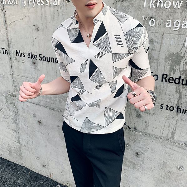 streetwear black white print beach shirts men fashion summer shirt men short sleeve holidays hawaiian shirt mens casual shirts, White;black
streetwear black white print beach shirts men fashion summer shirt men short sleeve holidays hawaiian shirt mens casual shirts, White;black