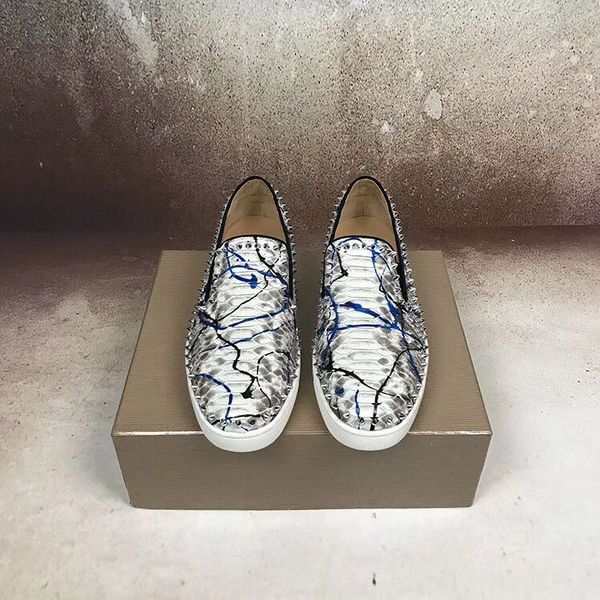 graffiti python leather slip on python sneakers shoes women,men red bottom casual party leisure flats famous dress walking with box eu35-46, Black
graffiti python leather slip on python sneakers shoes women,men red bottom casual party leisure flats famous dress walking with box eu35-46, Black