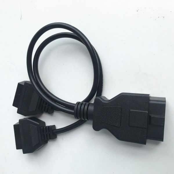 for obd2 obd ii 16 pin splittet extension cable 16pin male to dual female obd 2 connector
for obd2 obd ii 16 pin splittet extension cable 16pin male to dual female obd 2 connector