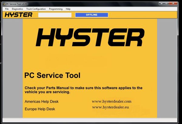 для hyster pc service tool против 4,89 [с пользователем лицензии и передать для более пк
для hyster pc service tool против 4,89 [с пользователем лицензии и передать для более пк