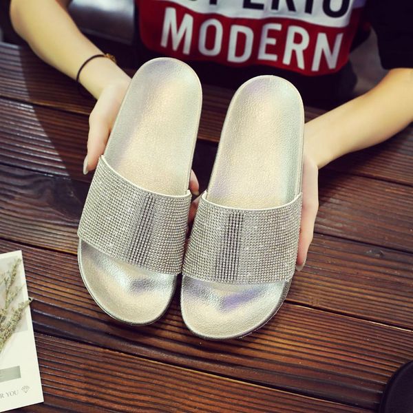 luxury womens slides women shoes woman sandal with rhinestones ladies slippers summer flip flops crystal, Black
luxury womens slides women shoes woman sandal with rhinestones ladies slippers summer flip flops crystal, Black