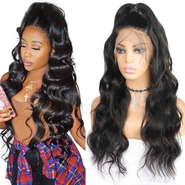 lace front human hair wigs pre plucked 130% 150% 180% 250% density brazilian body wave wigs for women remy, Black
lace front human hair wigs pre plucked 130% 150% 180% 250% density brazilian body wave wigs for women remy, Black