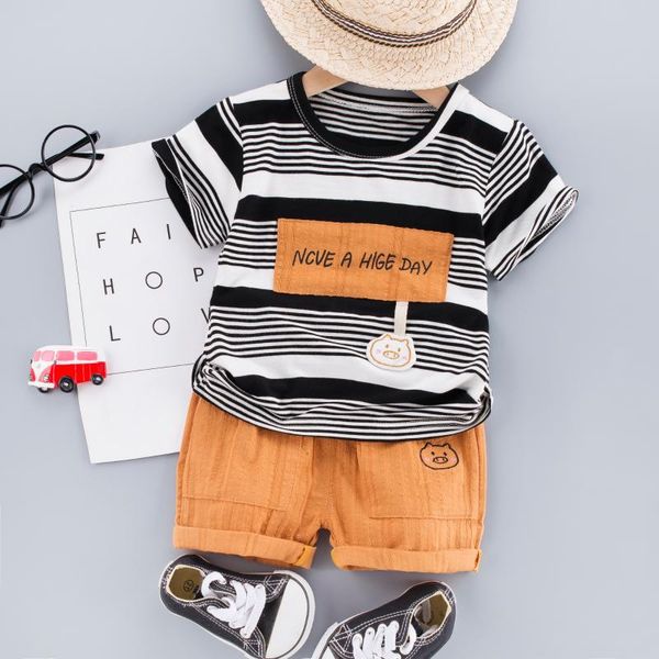 clothing sets 2021 summer toddler baby boy clothes set striped t-shirt + shorts cotton children short sleeve outfit 1 2 3 4 years, White
clothing sets 2021 summer toddler baby boy clothes set striped t-shirt + shorts cotton children short sleeve outfit 1 2 3 4 years, White