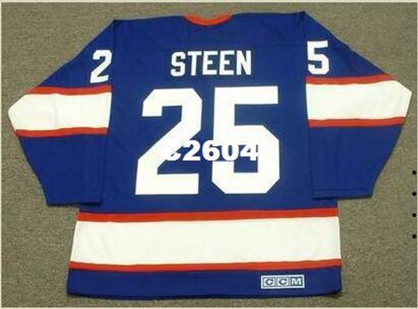 men #25 thomas steen winnipeg jets 1993 ccm vintage retro away hockey jersey or custom any name or number retro jersey, Black;red
men #25 thomas steen winnipeg jets 1993 ccm vintage retro away hockey jersey or custom any name or number retro jersey, Black;red