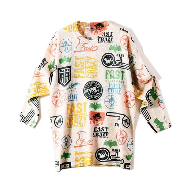 2019 autumn pull femme new graffiti print sweater men and women couple designer sweaters loose sweater pullover wholesale, White;black
2019 autumn pull femme new graffiti print sweater men and women couple designer sweaters loose sweater pullover wholesale, White;black