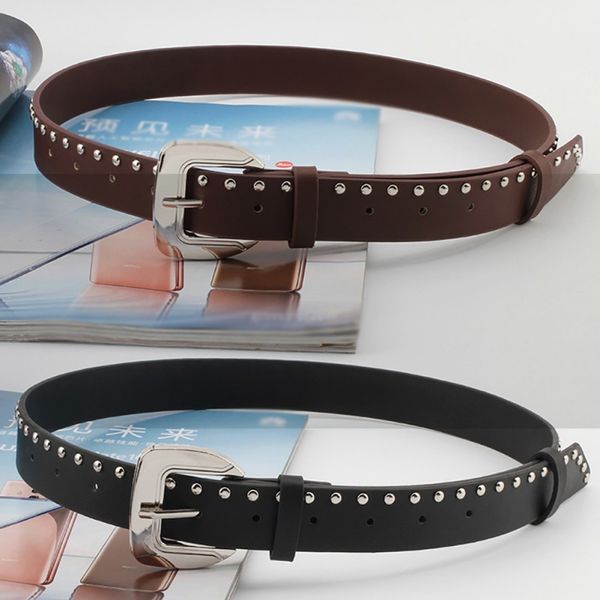 pu leather belt square rivet stitching metal pin buckle belts wild casual fashion punk women belt for women, Black;brown
pu leather belt square rivet stitching metal pin buckle belts wild casual fashion punk women belt for women, Black;brown