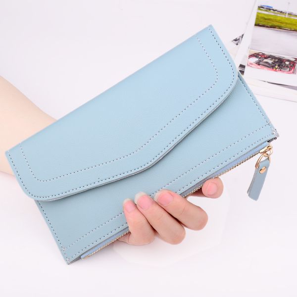 youda ladies long zipper wallet soft leather large capacity card package cute fresh student money bag classic style clutch bags, Red;black
youda ladies long zipper wallet soft leather large capacity card package cute fresh student money bag classic style clutch bags, Red;black