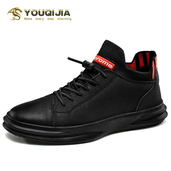 casual shoes men's loafers fashion black sneakers leather autumn leisure flat boat shoes footwear krasovki vulcanized
casual shoes men's loafers fashion black sneakers leather autumn leisure flat boat shoes footwear krasovki vulcanized