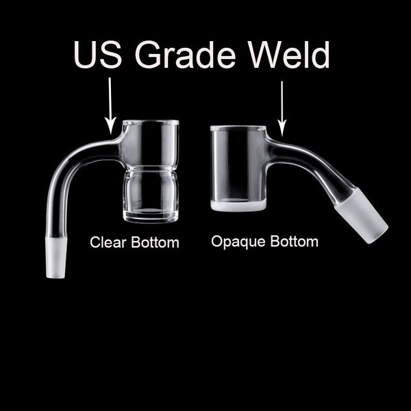 Америка Grade Weld Скошенные края Кварц Banger с непрозрачными Низ / Всплеск Guard Clear Низ 10мм 14мм 18мм Кварцевый Banger Гвозди для бом труб
Америка Grade Weld Скошенные края Кварц Banger с непрозрачными Низ / Всплеск Guard Clear Низ 10мм 14мм 18мм Кварцевый Banger Гвозди для бом труб