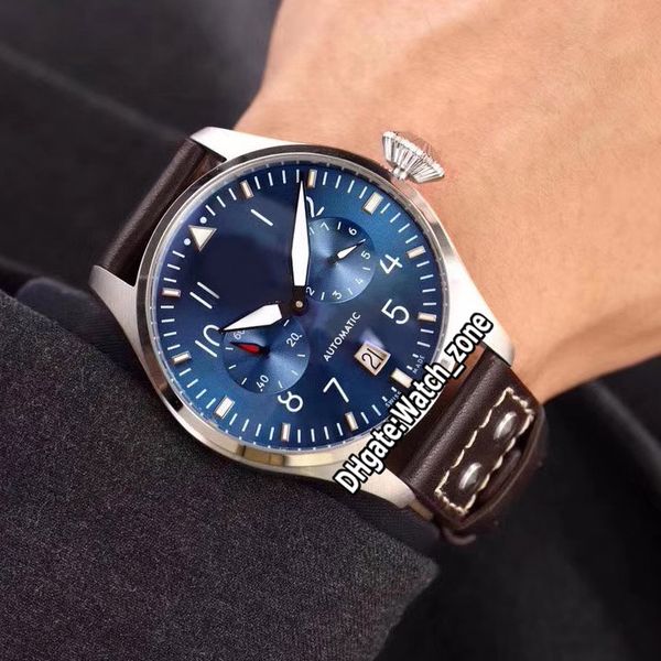 new pilot little prince power reserve date steel case iw501008 blue dial automatic mens watch brown leather strap sport watches watch_zone, Slivery;brown
new pilot little prince power reserve date steel case iw501008 blue dial automatic mens watch brown leather strap sport watches watch_zone, Slivery;brown