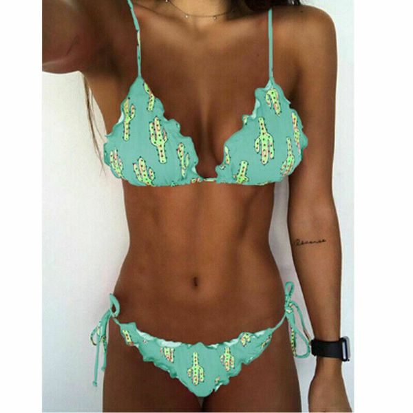 women summer green plants print micro bikinis set push up padded bra thongs swimwear neon bandage swimsuit bathing suit
women summer green plants print micro bikinis set push up padded bra thongs swimwear neon bandage swimsuit bathing suit