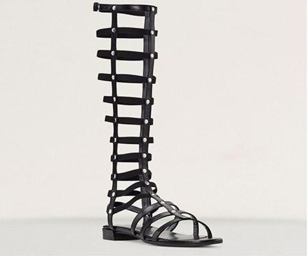 school sandal female student summer 2018 new high heel south korean version thick and leggings long boots.the barrel is 37cm high, Black
school sandal female student summer 2018 new high heel south korean version thick and leggings long boots.the barrel is 37cm high, Black