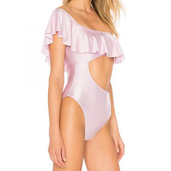 elegant women one piece swimsuit solid color single shoulder bikini women summer beach swimsuit swimming suit
elegant women one piece swimsuit solid color single shoulder bikini women summer beach swimsuit swimming suit