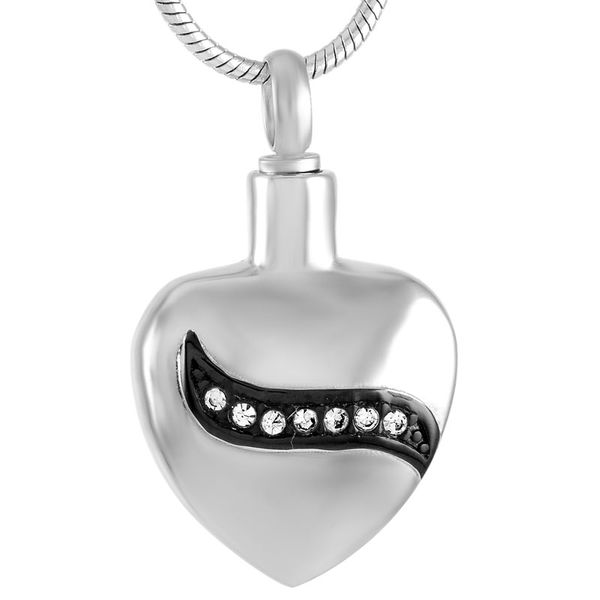 h8562 stone inlay heart cremation pendant&necklace hold pet ashes keepsake stainless steel memorial urn jewelry for women, Silver
h8562 stone inlay heart cremation pendant&necklace hold pet ashes keepsake stainless steel memorial urn jewelry for women, Silver