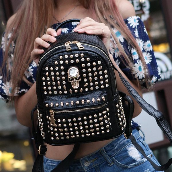 personality skull backpack rivets skull backpack with hood cap apparel bag women cross bags women small
personality skull backpack rivets skull backpack with hood cap apparel bag women cross bags women small