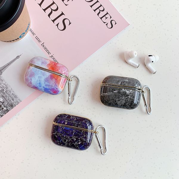 luxury airpods pro case tpu for airpods case protective shell new electroplated marble earphone shell fashion-
luxury airpods pro case tpu for airpods case protective shell new electroplated marble earphone shell fashion-