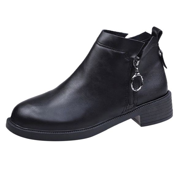 sagace shoes winter women boots shoes snow warm round toe boots zipper fretwork heel ankle for women, Black
sagace shoes winter women boots shoes snow warm round toe boots zipper fretwork heel ankle for women, Black