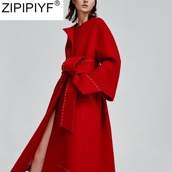 2018 fashion women coat long wool blends overcoat women o-neck long sleeve wool coats overcoat fashion trench c3249, Black
2018 fashion women coat long wool blends overcoat women o-neck long sleeve wool coats overcoat fashion trench c3249, Black