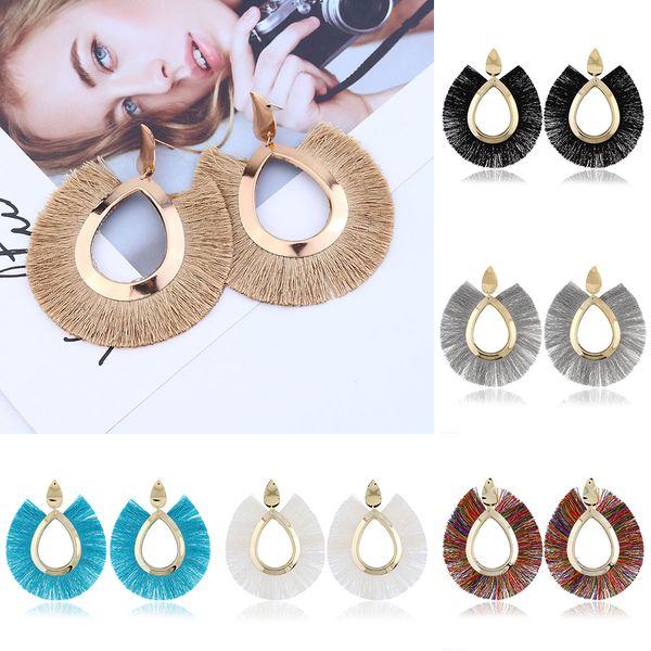 bohemian exaggerated big tassel drop earrings for women fringe handmade brincos statement dangle earrings female fashion boho jewelry, Silver
bohemian exaggerated big tassel drop earrings for women fringe handmade brincos statement dangle earrings female fashion boho jewelry, Silver