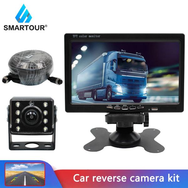 smartour vehicle ir led back up reverse camera 4-pin connector + 7" lcd color tft rear view monitor 800*480 for bus truck rv car
smartour vehicle ir led back up reverse camera 4-pin connector + 7" lcd color tft rear view monitor 800*480 for bus truck rv car