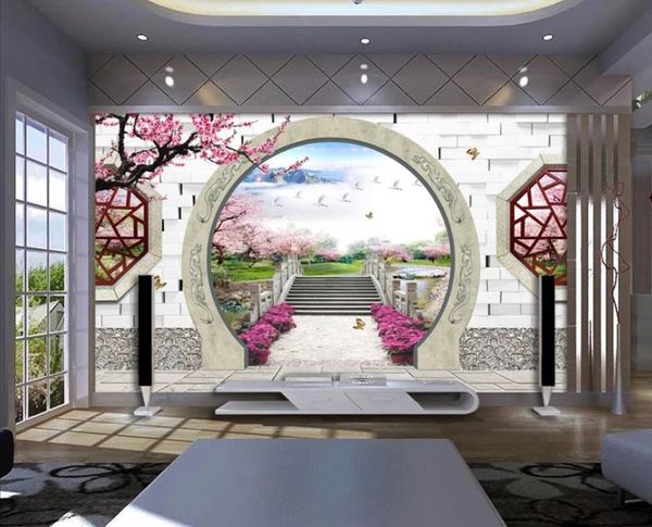 современные обои для гостиной fantasy spring 3d peach blossom bridge круглая дверь сад тв фоне стены
современные обои для гостиной fantasy spring 3d peach blossom bridge круглая дверь сад тв фоне стены