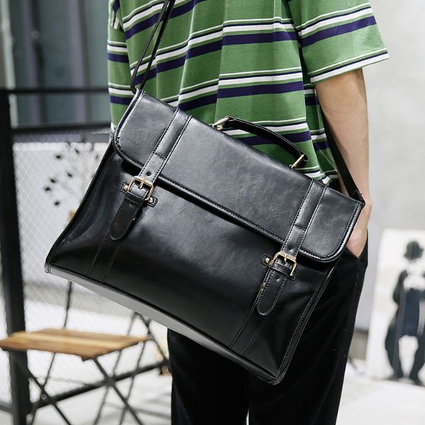 2019 fashion brown leather briefcase business men bags men travel lapholder shoulder handbag leather bag
2019 fashion brown leather briefcase business men bags men travel lapholder shoulder handbag leather bag