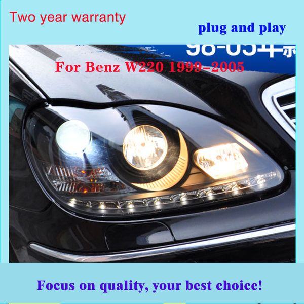 car stying for w220 1999-2005 s280 s320 s500 s600 led angel eyes drl daytime led head lights front lamp
car stying for w220 1999-2005 s280 s320 s500 s600 led angel eyes drl daytime led head lights front lamp