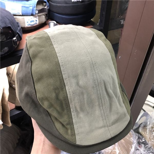four seasons can be worn ~ striped color matching forward painter's beret hat female beret painter hat fashionable, Blue;gray
four seasons can be worn ~ striped color matching forward painter's beret hat female beret painter hat fashionable, Blue;gray