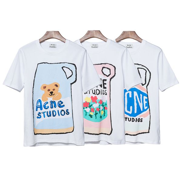 19ss brand new men women acne bear letter print short sleeved t-shirts ac tee hiphop casual tshirt t6l887, White;black
19ss brand new men women acne bear letter print short sleeved t-shirts ac tee hiphop casual tshirt t6l887, White;black