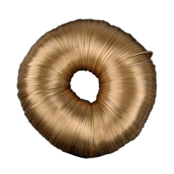 new-blonde hairdressing hair donut ring bun shaper styler, Brown
new-blonde hairdressing hair donut ring bun shaper styler, Brown